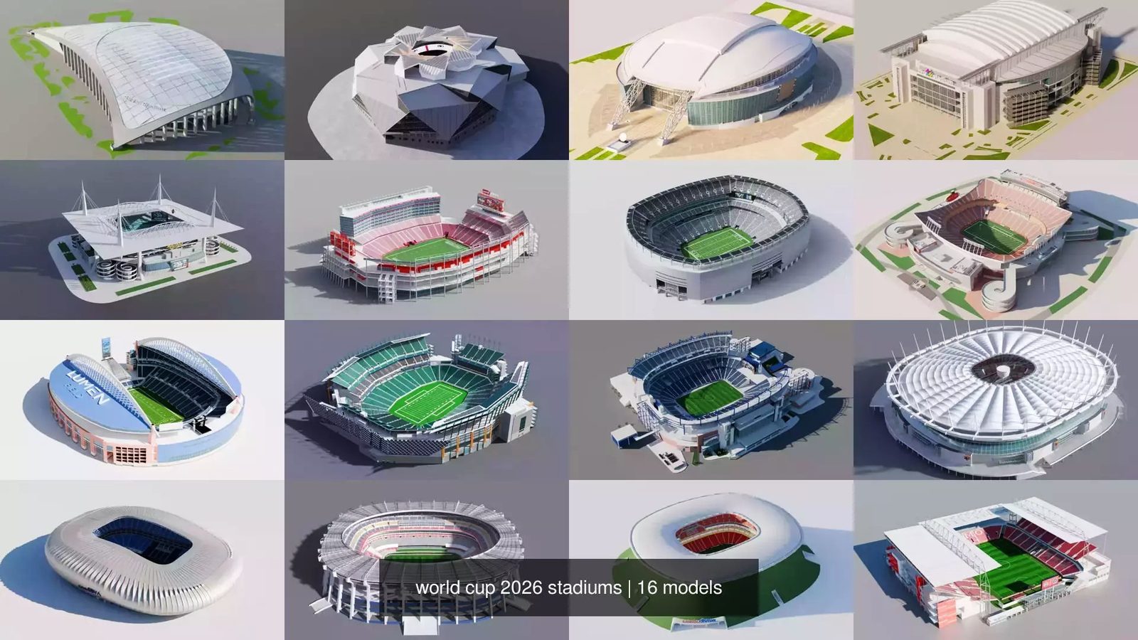 World cup 2026 Stadiums collection cover